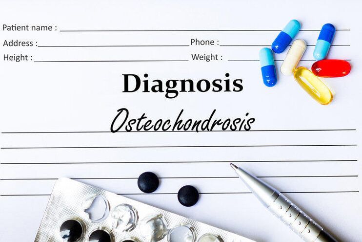 gyógyszerek az osteochondrosis diagnosztizálására
