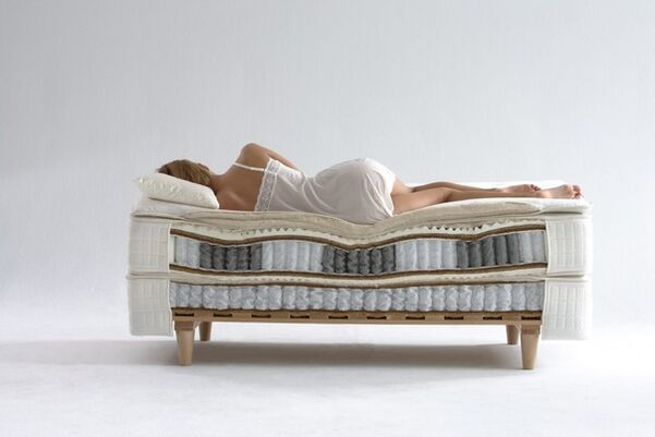 aludni egy ortopéd matracon mellkasi osteochondrosisban